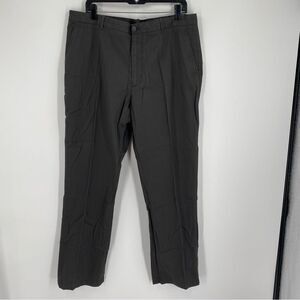 Perry Ellis Men’s Dark Pin Stripe Dark Green Chino Pants size 38x32